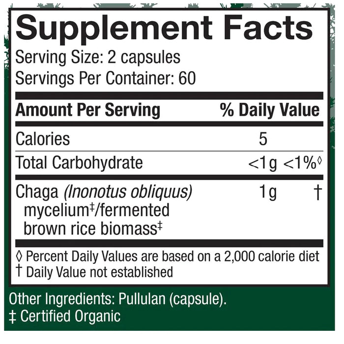 Chaga-Vitamins & Supplements-Host Defense-120 Capsules-Pine Street Clinic