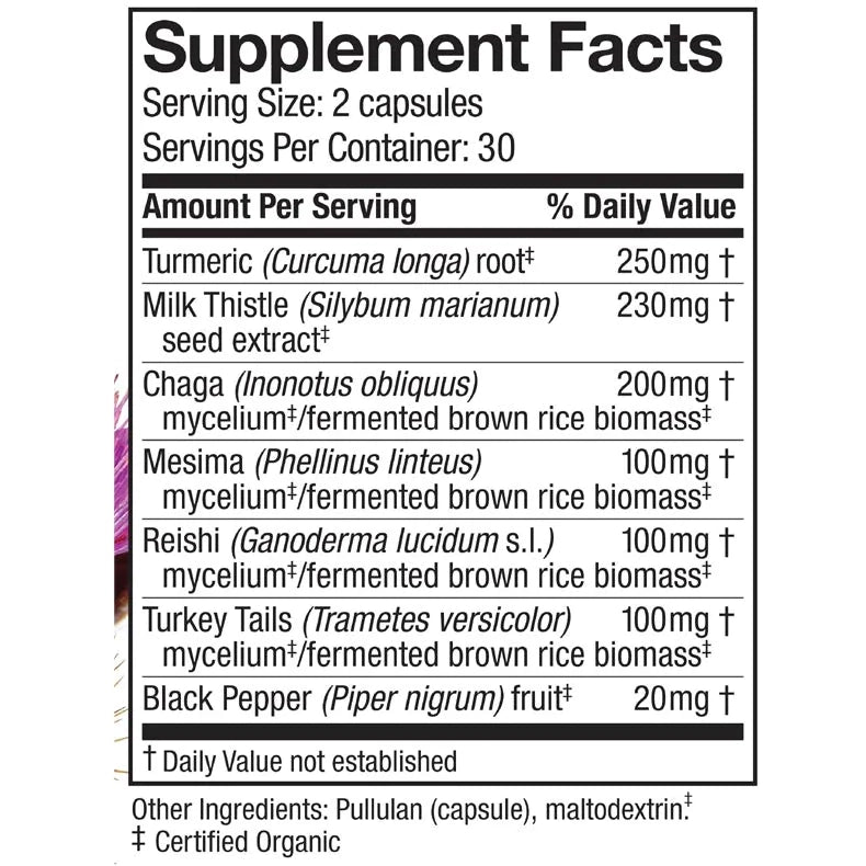 MycoBotanicals Liver (60 Capsules)