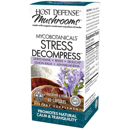 MycoBotanicals Stress Decompress (60 Capsules)-Host Defense-Pine Street Clinic