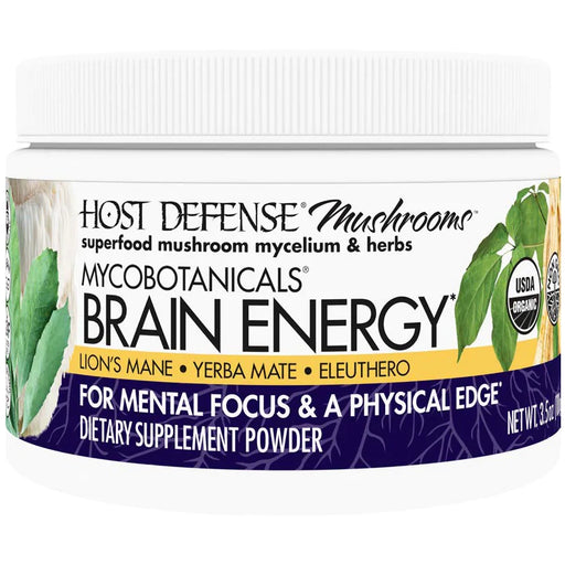 MycoBotanicals Brain Energy (100 Grams Powder)-Host Defense-Pine Street Clinic