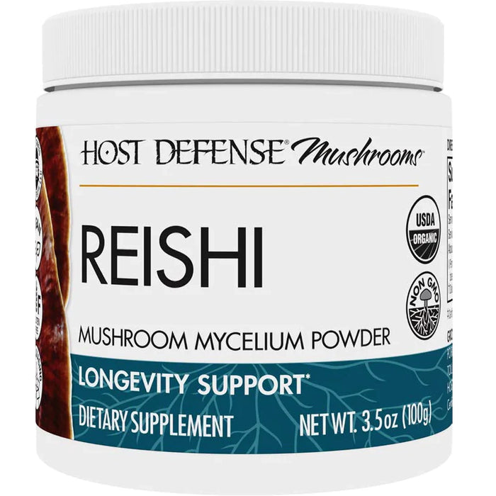 Reishi-Vitamins & Supplements-Host Defense-100 Grams Powder-Pine Street Clinic