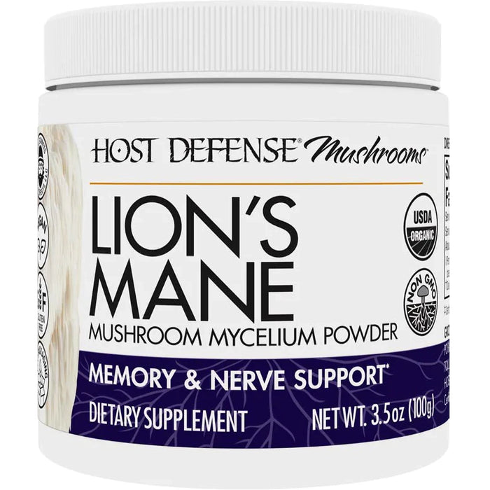 Lion's Mane-Vitamins & Supplements-Host Defense-100 Gram Powder-Pine Street Clinic