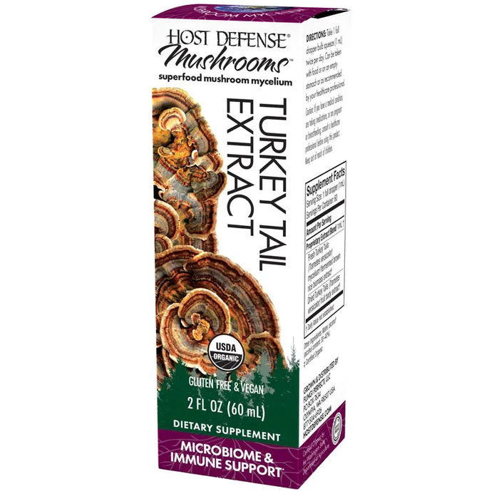 Turkey Tail-Vitamins & Supplements-Host Defense-2 Ounce Liquid Extract-Pine Street Clinic