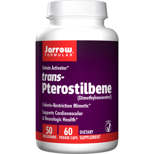 Trans-Pterostilbene 50 mg (60 Capsules)-Jarrow-Pine Street Clinic