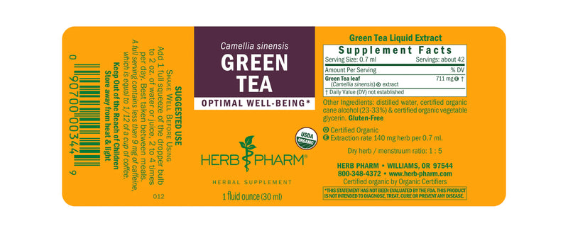 Green Tea Extract (1 Ounce Liquid)