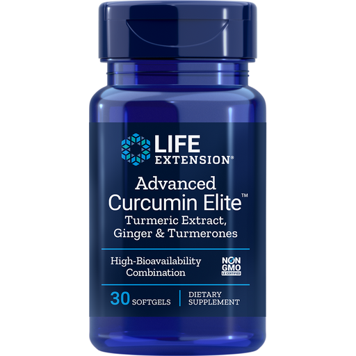 Advanced Curcumin Elite with Ginger & Turmerones (30 Softgels)-Vitamins & Supplements-Life Extension-Pine Street Clinic