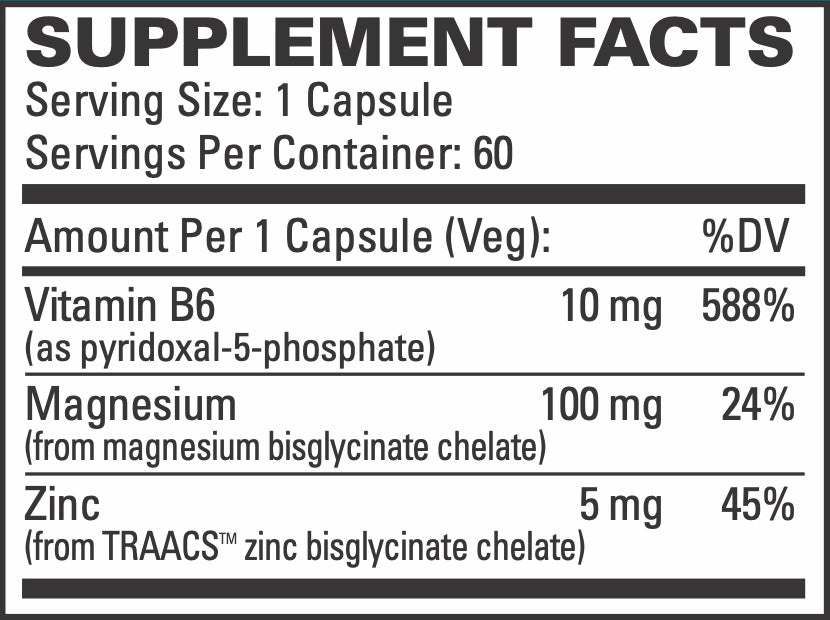 Magnesium + P-5-P (60 Capsules)