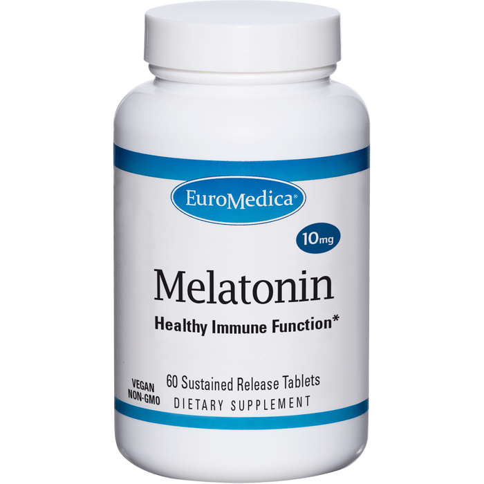 Melatonin (10 mg) (60 Tablets)-Vitamins & Supplements-EuroMedica-Pine Street Clinic
