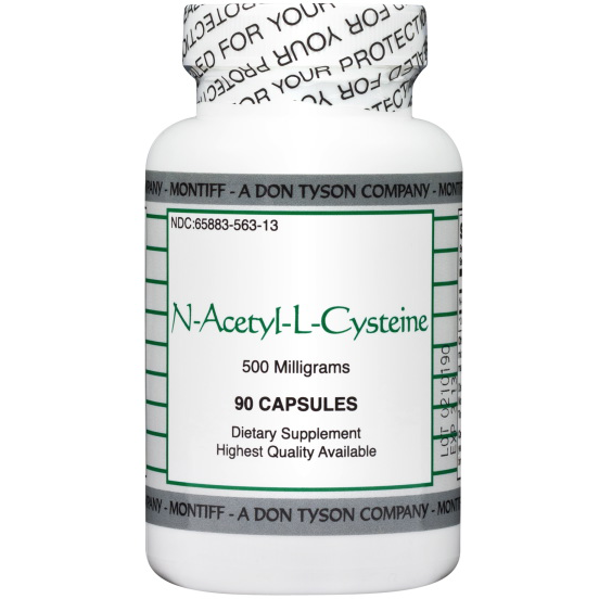 N-Acetyl-L-Cysteine (NAC) (500 mg) (90 Capsules) (Montiff)-Montiff-Pine Street Clinic
