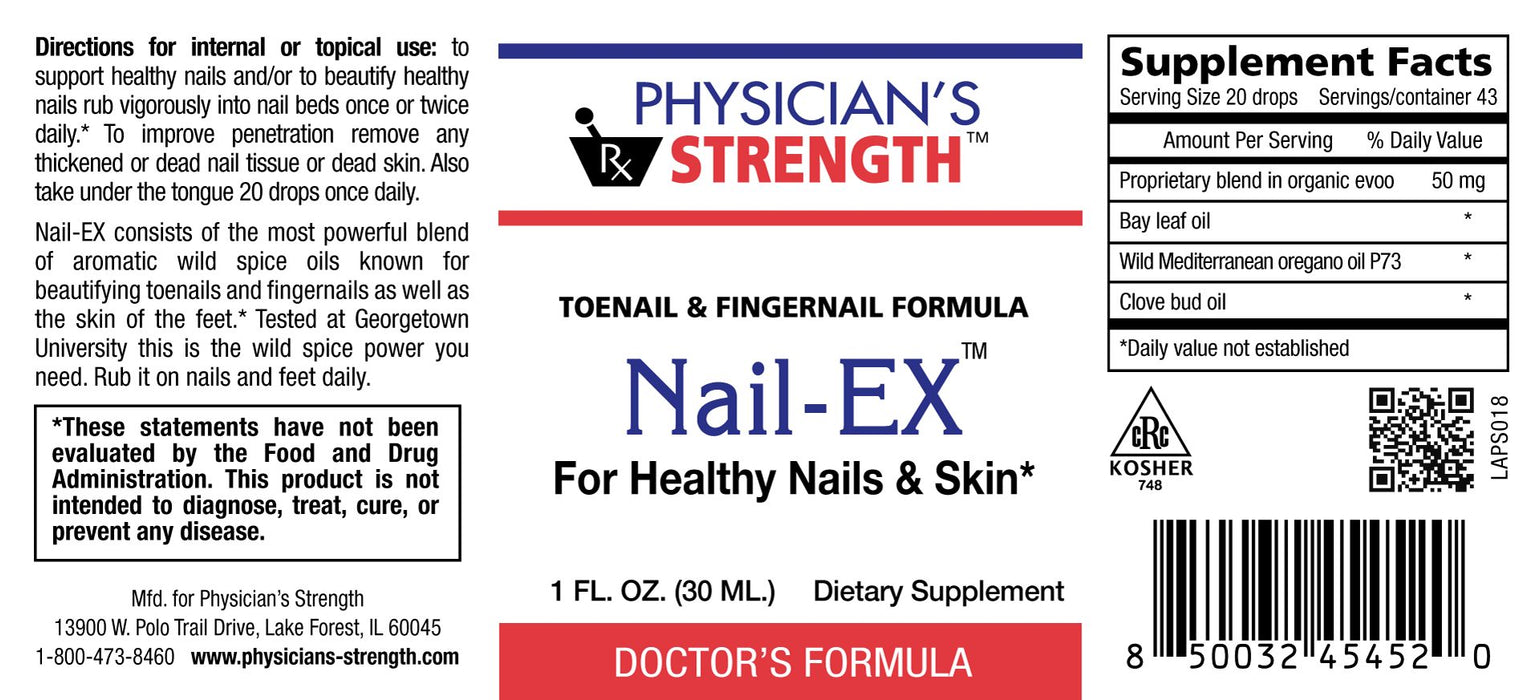 Nail-Ex (30 ml)-Vitamins & Supplements-Physician's Strength-Pine Street Clinic