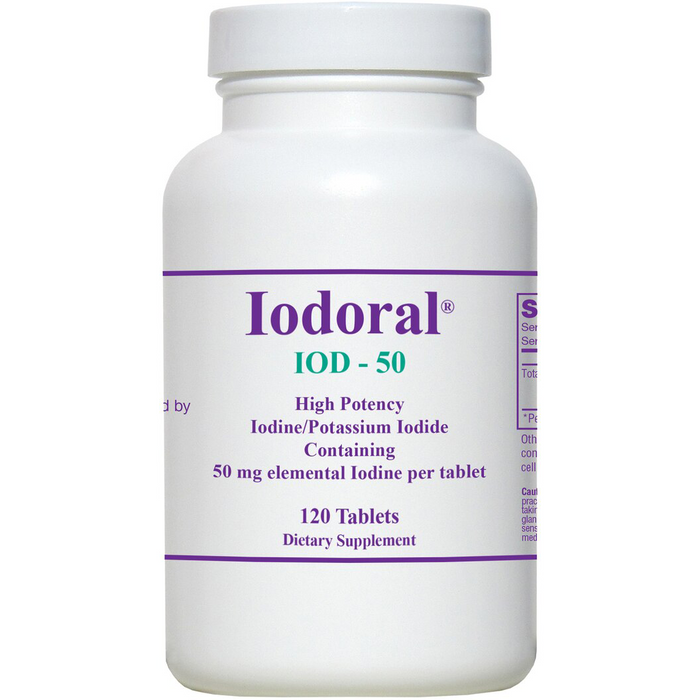 Iodoral IOD-50 (50 mg)-Vitamins & Supplements-Optimox-30 Capsules-Pine Street Clinic