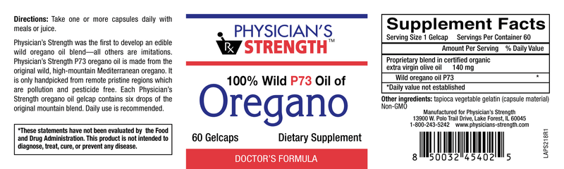Wild Oregano Gels (60 Softgels)