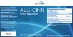 Alli-Cinn (60 Capsules)-Vitamins & Supplements-Pharmax-Pine Street Clinic