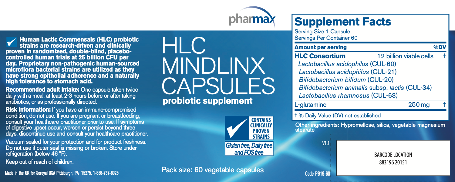 HLC MindLinx Capsule (60 Capsules)-Vitamins & Supplements-Pharmax-Pine Street Clinic