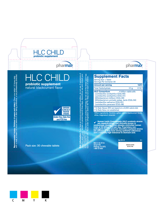 HLC Child (30 Chewables)-Vitamins & Supplements-Pharmax-Pine Street Clinic