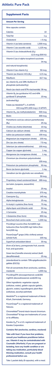 Athletic Pure Pack (30 Packets)