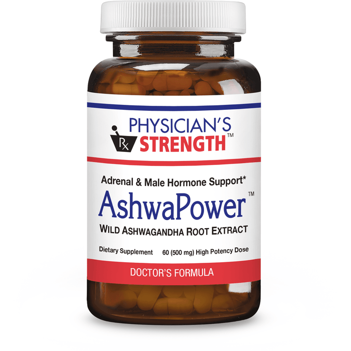 AshwaPower-Vitamins & Supplements-Physician's Strength-60 Softgels-Pine Street Clinic