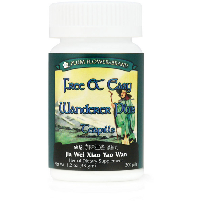 Free & Easy Wanderer PLUS - Jia Wei Xiao Yao Wan-Vitamins & Supplements-Plum Flower-200 Pills-Pine Street Clinic