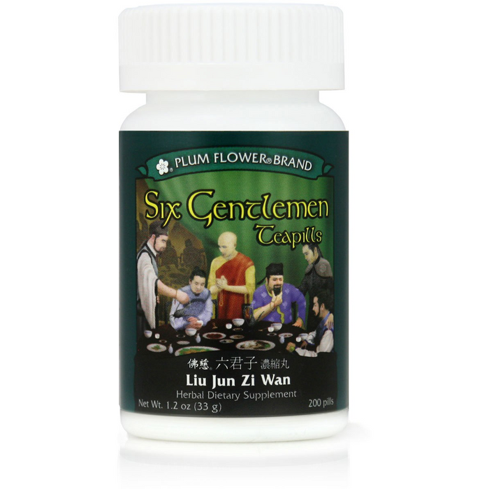 Liu Jun Zi Wan (Six Gentlemen Teapills) (200 Pills)-Plum Flower-Pine Street Clinic