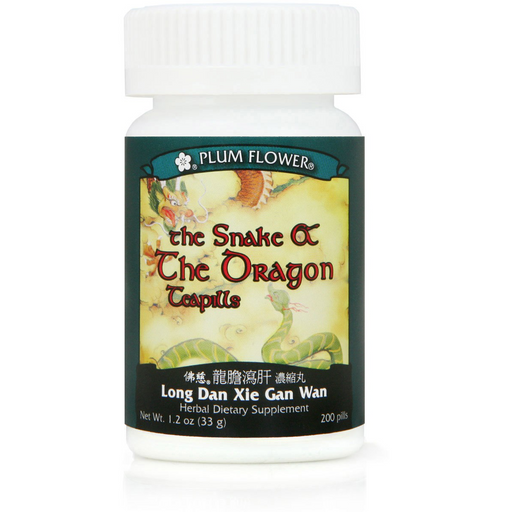 Long Dan Xie Gan Wan (Snake & The Dragon)-Vitamins & Supplements-Plum Flower-200 Teapills-Pine Street Clinic