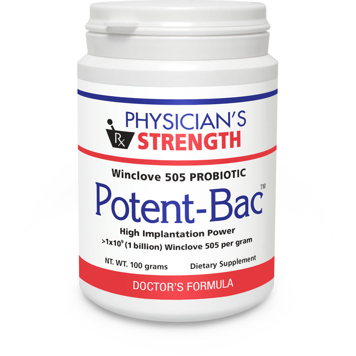 Potent-Bac (100 Grams Powder)-Vitamins & Supplements-Physician's Strength-Pine Street Clinic