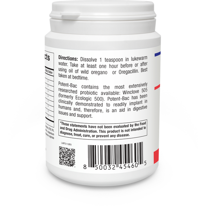 Potent-Bac (100 Grams Powder)-Vitamins & Supplements-Physician's Strength-Pine Street Clinic