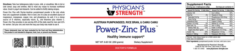 Power-Zinc Plus (250 Grams Powder)