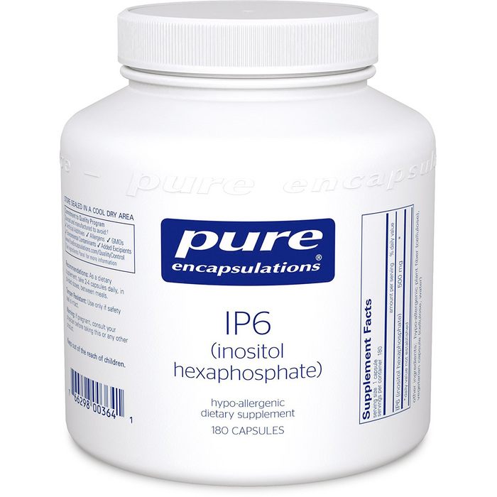 IP6 (500 mg) (Inositol Hexaphosphate) (180 Capsules)-Vitamins & Supplements-Pure Encapsulations-Pine Street Clinic