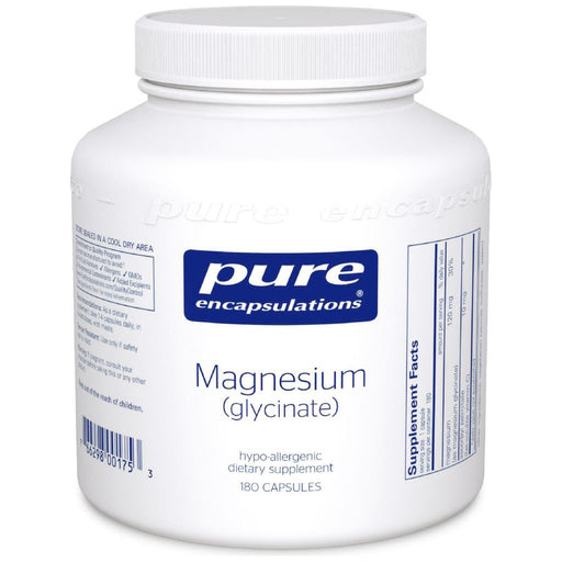 Magnesium (glycinate) (120 mg)-Vitamins & Supplements-Pure Encapsulations-180 Capsules-Pine Street Clinic