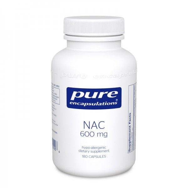 NAC (n-acetyl-l-cysteine) 600 mg-Vitamins & Supplements-Pure Encapsulations-180 Capsules-Pine Street Clinic