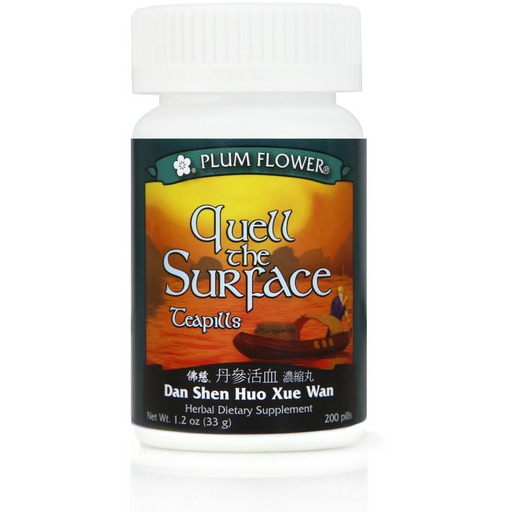 Quell the Surface Teapills (Dan Shen Huo Xue Wan)-Vitamins & Supplements-Plum Flower-200 Pills-Pine Street Clinic