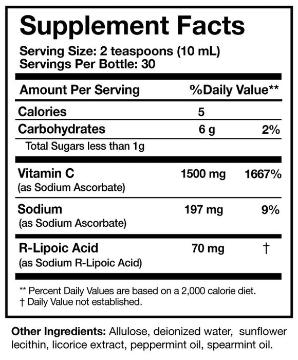 C-RLA™ Original
(Liposomal Vitamin C & R-Lipoic Acid)-Vitamins & Supplements-Researched Nutritionals-Pine Street Clinic