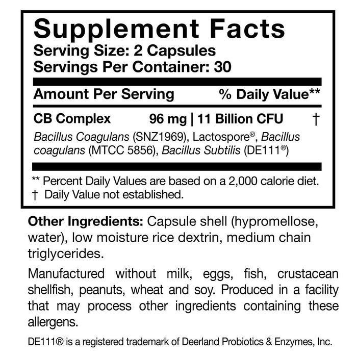 CoreBiotic Sensitive (No Prebiotic) (60 Capsules)-Vitamins & Supplements-Researched Nutritionals-Pine Street Clinic
