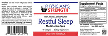 Restful Sleep (60 Capsules)-Vitamins & Supplements-Physician's Strength-Pine Street Clinic