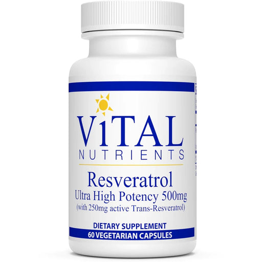Resveratrol Ultra High Potency (60 Capsules)-Vitamins & Supplements-Vital Nutrients-Pine Street Clinic