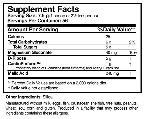 RibosCardio (14.6 Ounces Powder)-Vitamins & Supplements-Researched Nutritionals-Pine Street Clinic