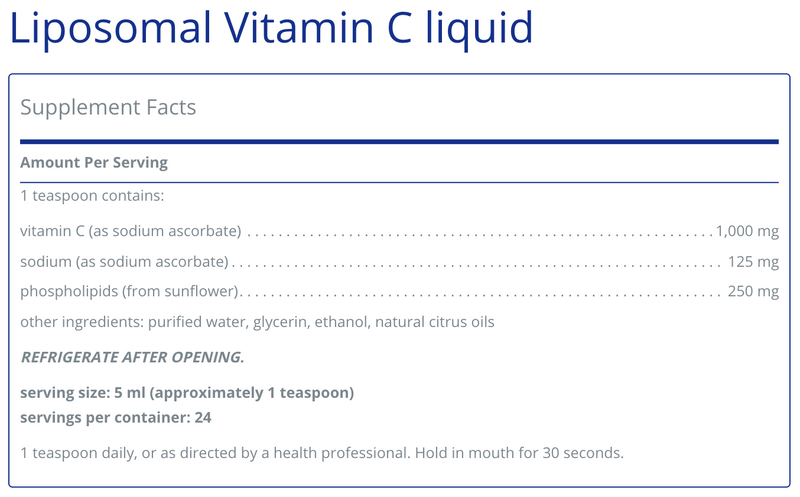 Liposomal Vitamin C (4 Ounces)