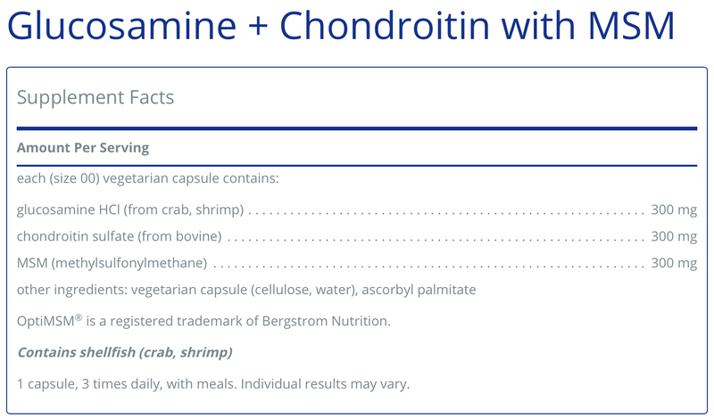 Glucosamine Chondroitin with MSM