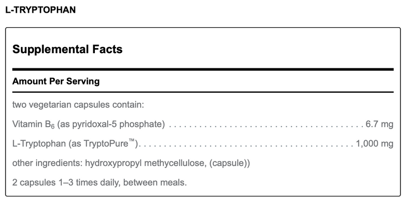 L-Tryptophan (60 Capsules)