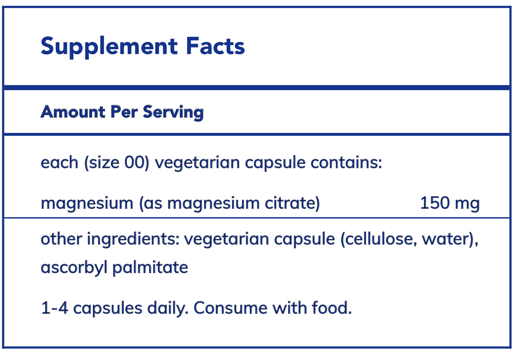 Magnesium (citrate)-Vitamins & Supplements-Pure Encapsulations-90 Capsules-Pine Street Clinic