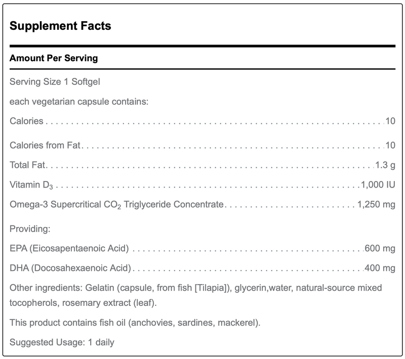 Quell Fish Oil - EPA/DHA Plus D