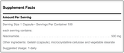 Niacinamide (500 mg) (100 Capsules)