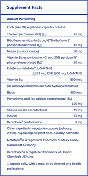 PureGenomics B-Complex (120 Capsules)