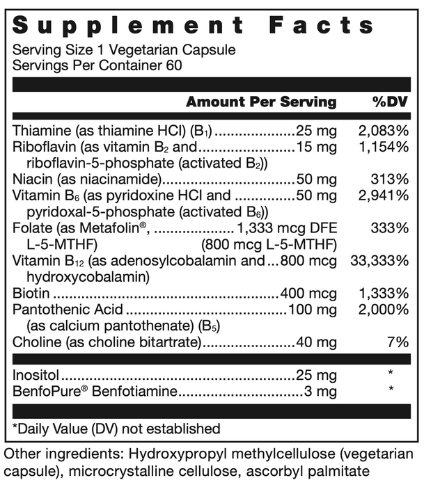 Klean B-Complex (60 Capsules)-Vitamins & Supplements-Klean Athlete-Pine Street Clinic