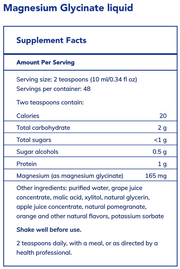 Magnesium Glycinate (Liquid) (480 ml)