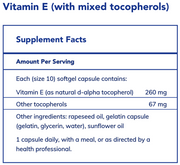 Vitamin E (with mixed tocopherols)