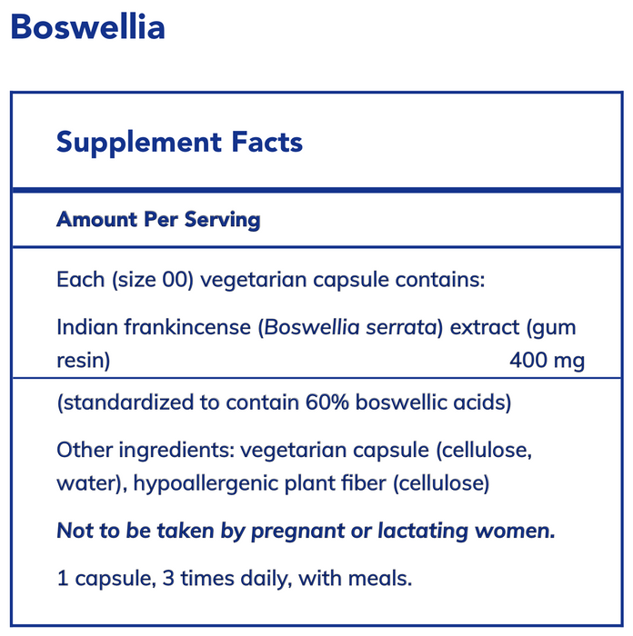 Boswellia-Vitamins & Supplements-Pure Encapsulations-120 Capsules-Pine Street Clinic