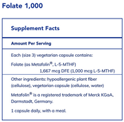 Folate 1000 (90 Capsules)