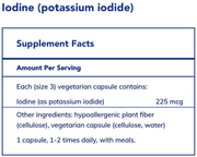 Iodine (potassium iodide) (120 Capsules)