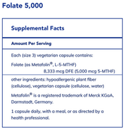 Folate 5,000 (60 Capsules)